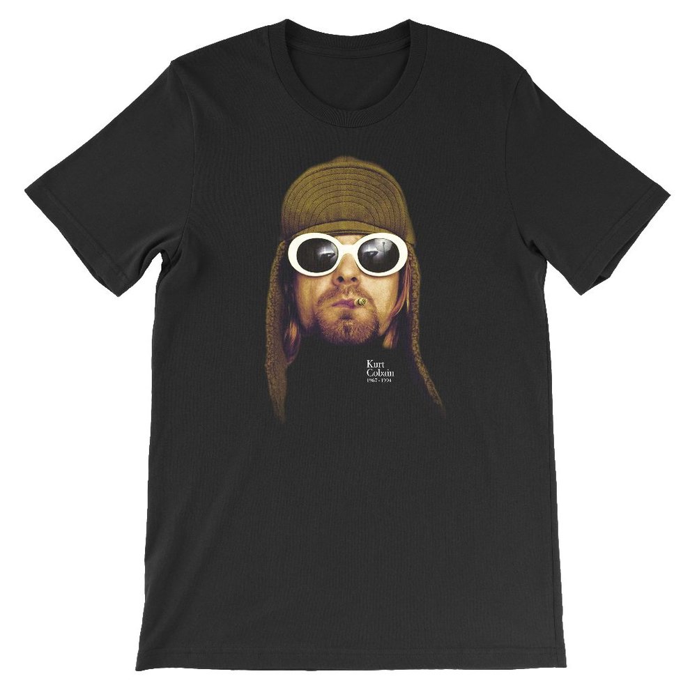 Kurt Cobain Glassess - T-Shirt